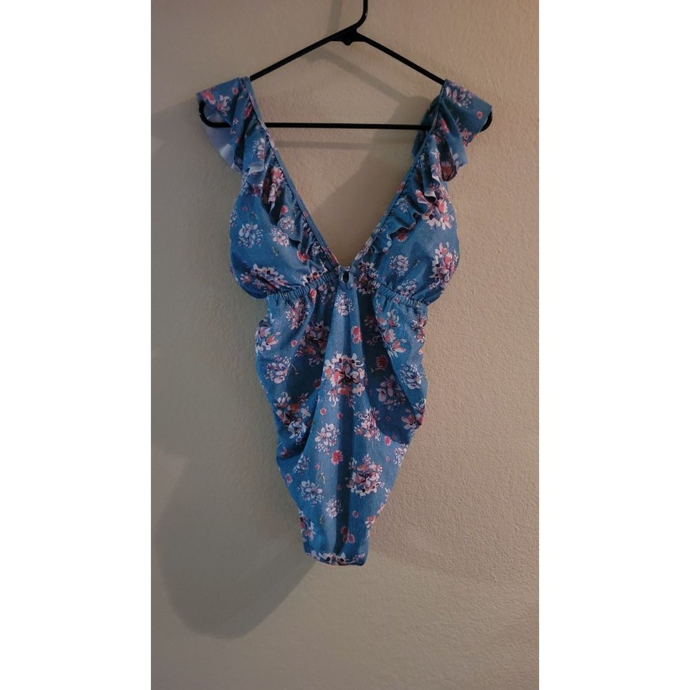 Pink Bush Maternity Swim Suit